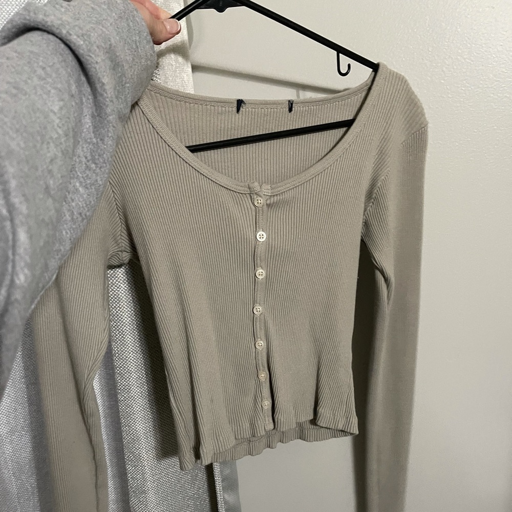tan brandy long sleeve